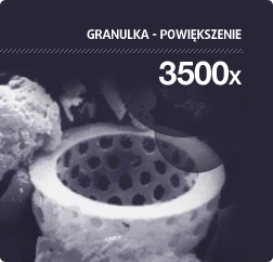 Granulka - powiększenie 3500x